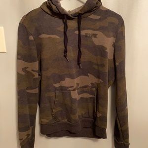 PINK small camo hoodie